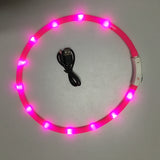 LED Night Safety Dog Collar With USB Recharging