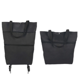 Reusable Folding Shopping Bag With Foldable Wheels for Shopping or Groceries