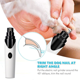 Electric Dog Nail Grooming Trimmer - Rechargeable