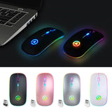 2.4GHz Wireless Mouse With RGB Lights And USB Rechargeable  | >>Cyber Monday Deal<<