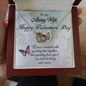 Two locked Hearts Valentine's Day gift for your Army Wife
