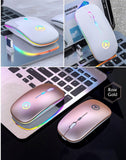 2.4GHz Wireless Mouse With RGB Lights And USB Rechargeable  | >>Cyber Monday Deal<<