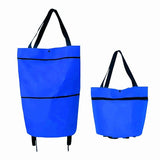 Spring Sale - Reusable Folding Shopping Bag With Foldable Wheels for Shopping or Groceries
