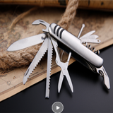 10 in one Multi-function Outdoor Folding Survival Knife