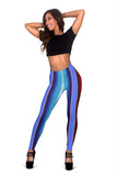 Leggings - Blue Stripe Leggings