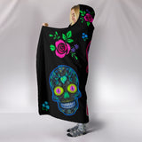 Wicked Skulls Hooded Blanket