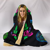 Wicked Skulls Hooded Blanket