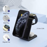 3 in 1 Wireless Charging dock For iPhone 12, 11, XS, X QI, Apple Watch 6, 5, 4 , and Airpods pro