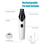 Electric Dog Nail Grooming Trimmer - Rechargeable