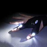 Fingerless Glove LED Flashlight