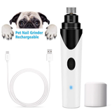 Electric Dog Nail Grooming Trimmer - Rechargeable