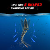 8 segmented, Multi jointed swimbait fishing lures
