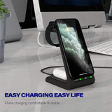 3 in 1 Wireless Charging dock For iPhone 12, 11, XS, X QI, Apple Watch 6, 5, 4 , and Airpods pro